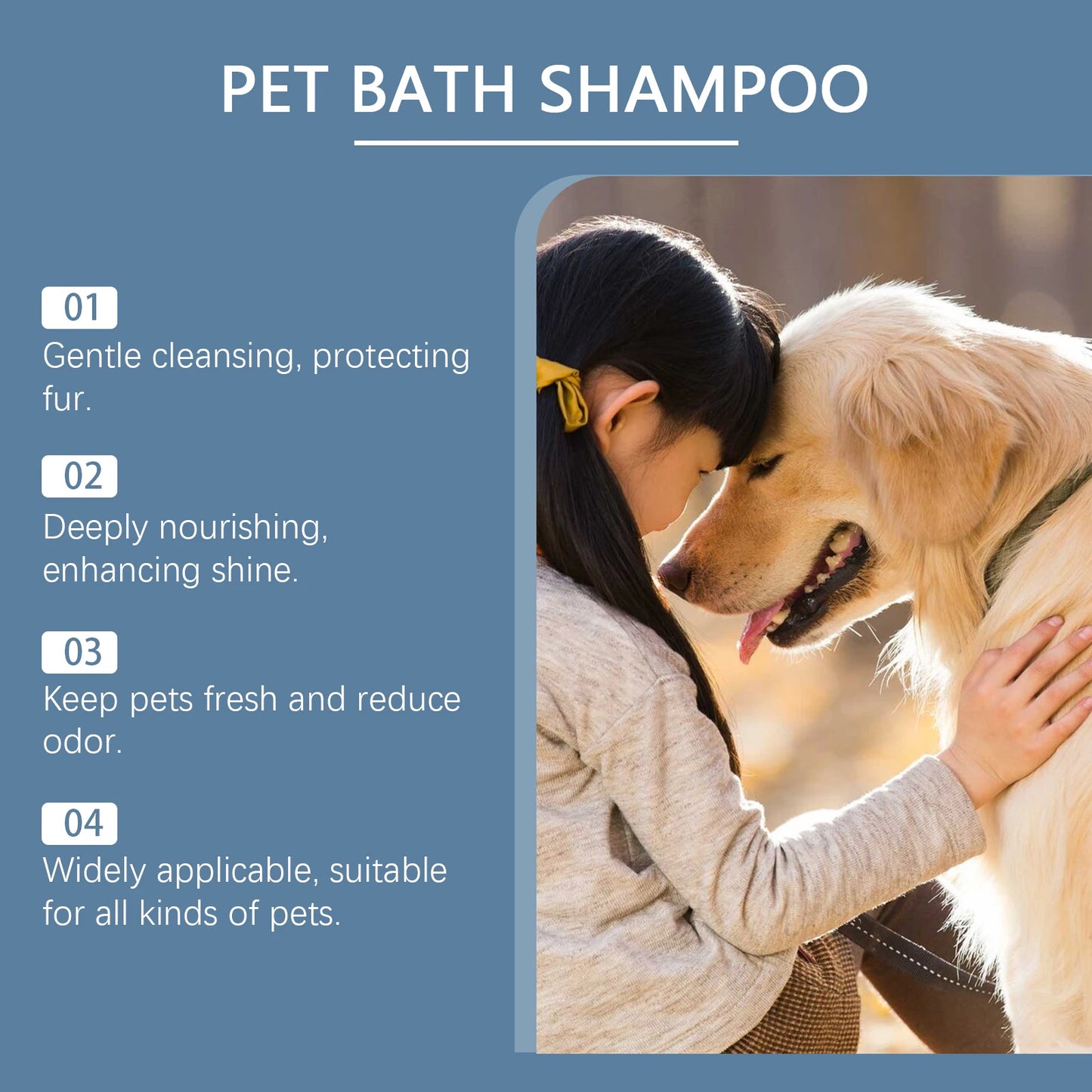 Champú para mascotas para gatos y perros, limpieza, baño, hidratante, nutritivo, gel de ducha, champú suave