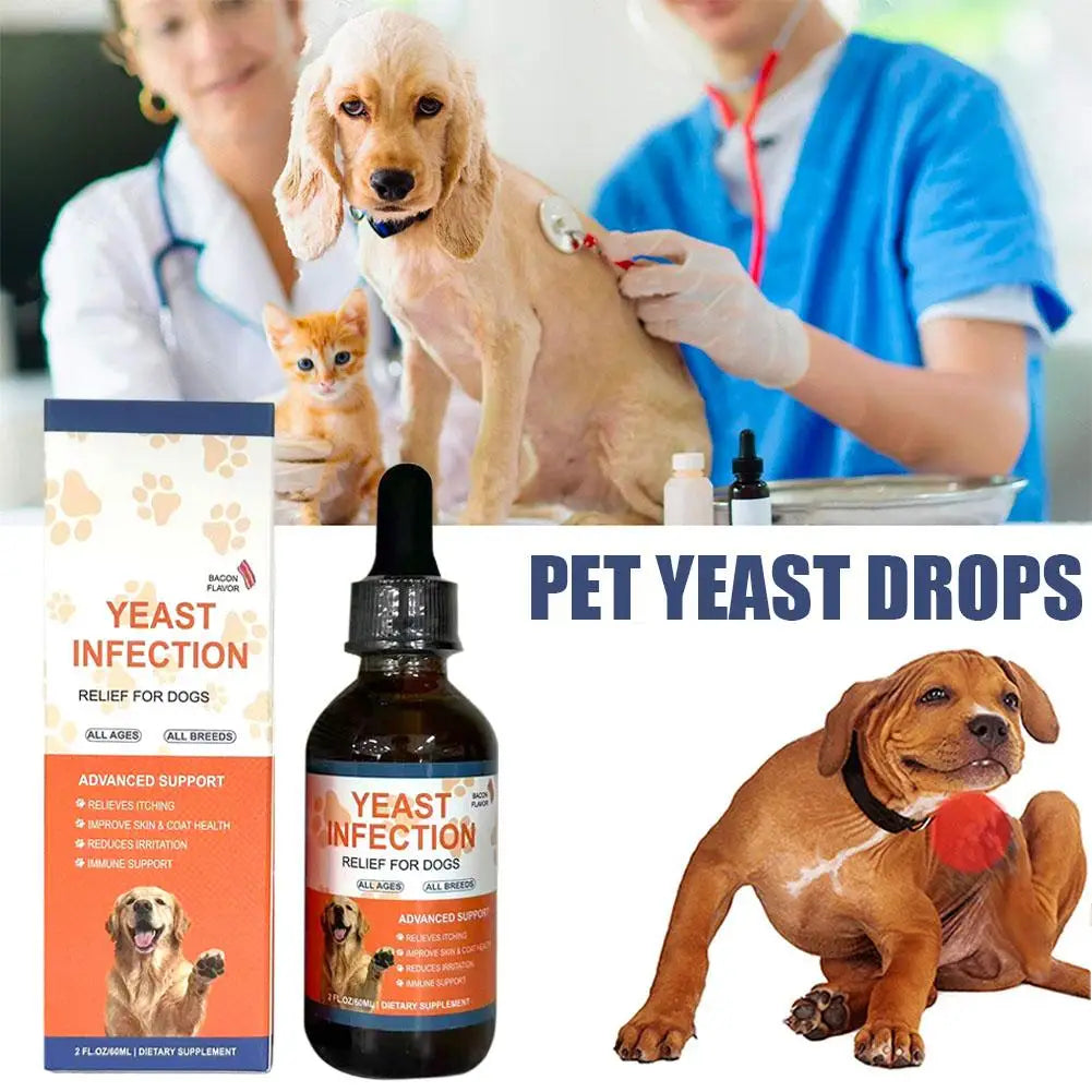 1/2/3pcs 60ML Dog Pet Drops Gentle Care Supplement To Maintain Healthy Coat and Skin for Dogs PET CARE Dog Pet Drops Gentle Care