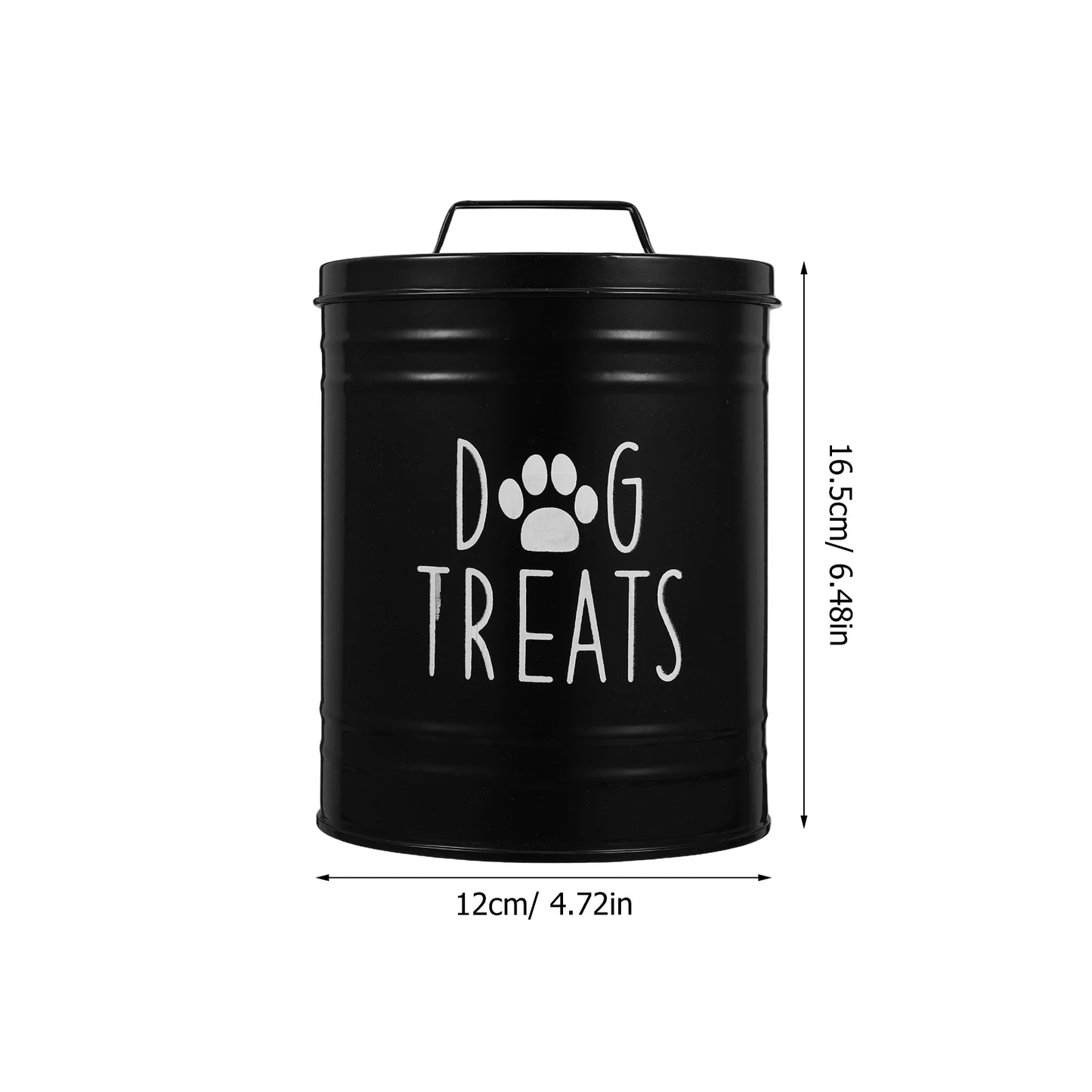 Tarro hermético para premios de perro, recipiente de almacenamiento de comida para perros con tapa, tanque de almacenamiento de comida para perros sellado al aire, contenedor de encimera de cocina, suministro de comida para mascotas