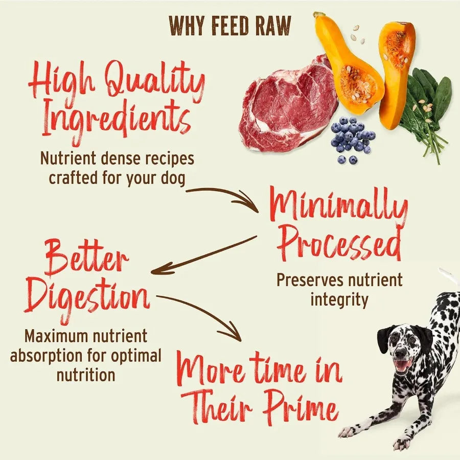 Primal Alimento Crudo Liofilizado para Perros en Nuggets de Pato, Comida Completa y Balanceada, También Úselo como Aderezo o Recompensa, Premium, Saludable, Sin Granos