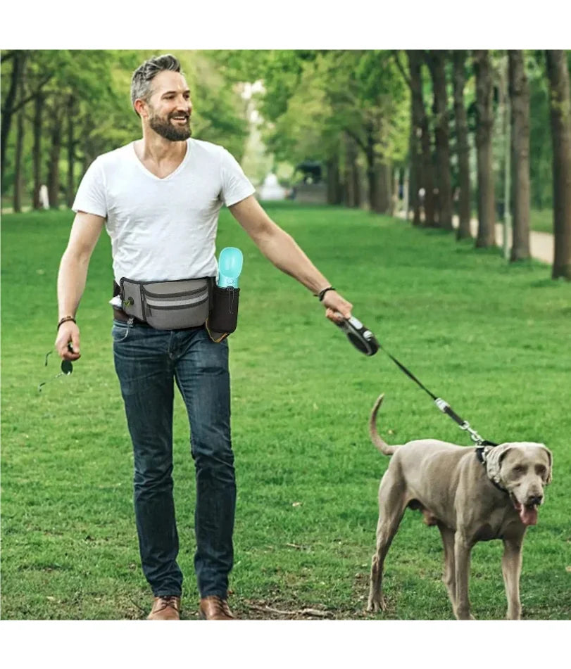 Dog Treat Pouch for Training Outdoor Dog Treat Pouch Training Feeding Bag Large Capacity Pet Trainer Reward Waist Bag Dog Supply