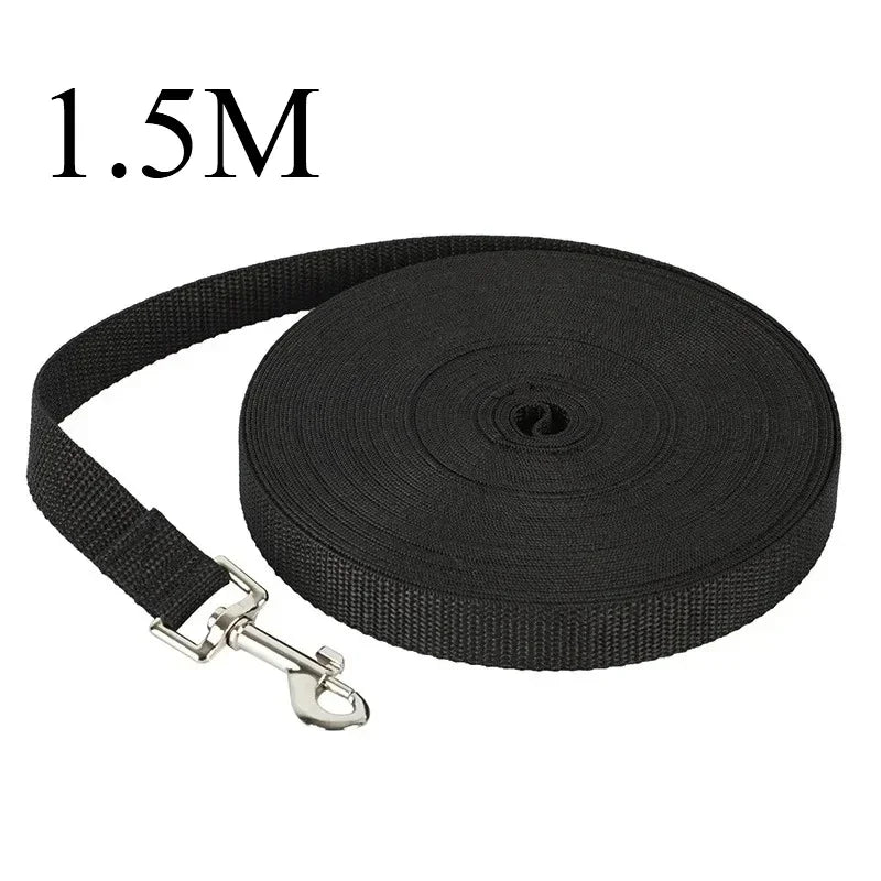 Correa de entrenamiento para perros, cinturón de paseo, cordón largo, cuerda de protección para perros, adecuada para perros pequeños y grandes, correa de 1.5-50M