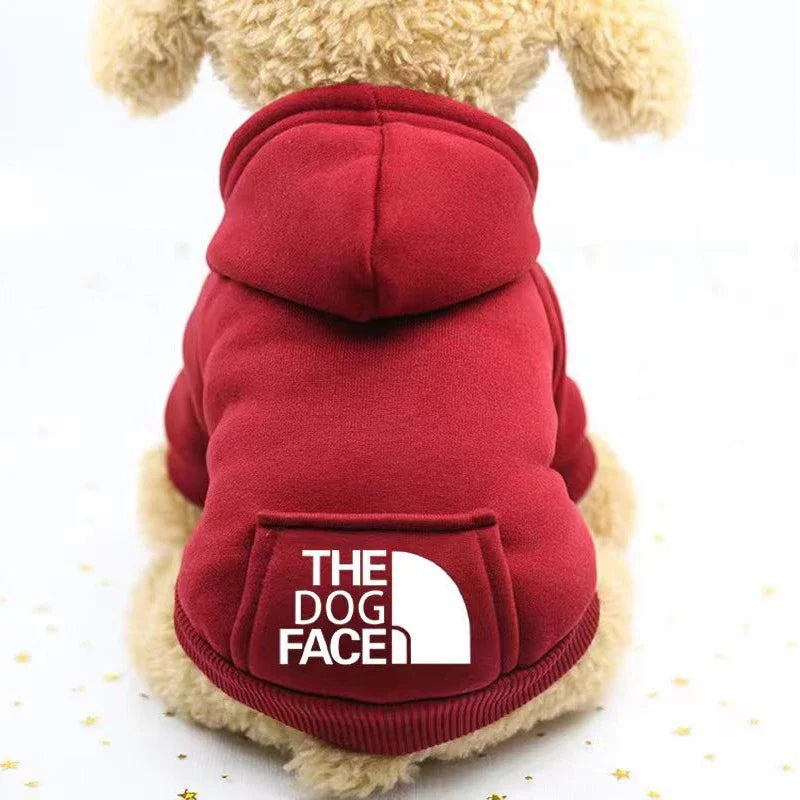 New Autumn And Winter Pet Warm Sweater Cowboy Pocket Two-legged Clothes Sports Wind Pet Clothes Dog Cat Pet Clothes Supplies