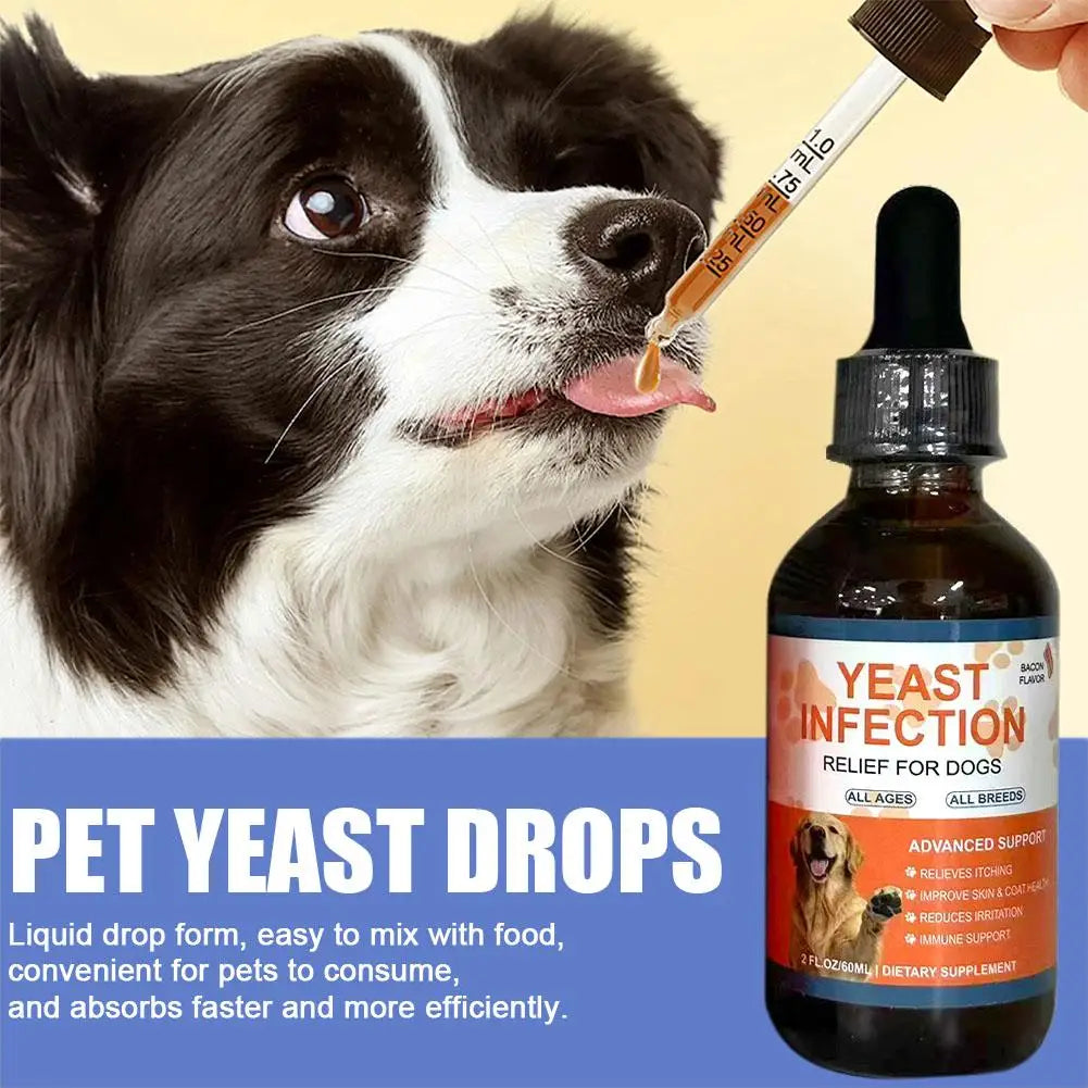 1/2/3pcs 60ML Dog Pet Drops Gentle Care Supplement To Maintain Healthy Coat and Skin for Dogs PET CARE Dog Pet Drops Gentle Care