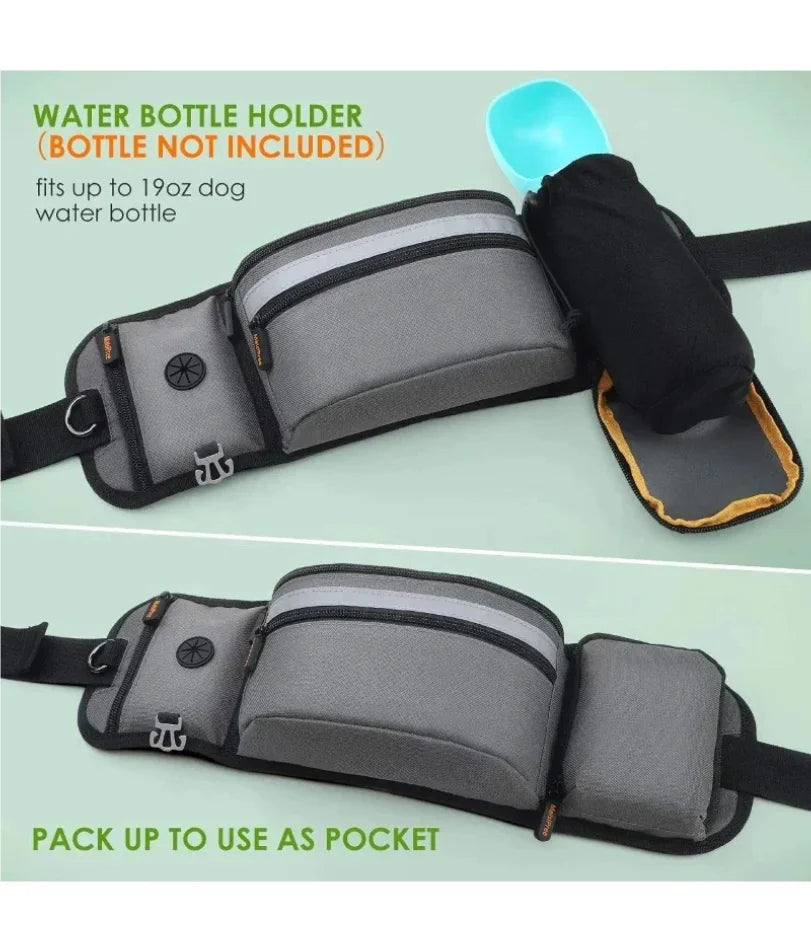 Dog Treat Pouch for Training Outdoor Dog Treat Pouch Training Feeding Bag Large Capacity Pet Trainer Reward Waist Bag Dog Supply