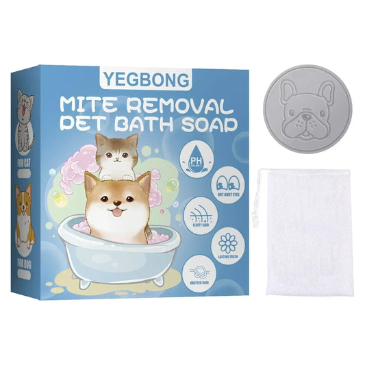 Jabón antipicazón para mascotas desodorante corporal limpieza picazón en la piel control de olores tratamiento de ácaros pulgas suavizante de pelo productos de ducha para perros y gatos