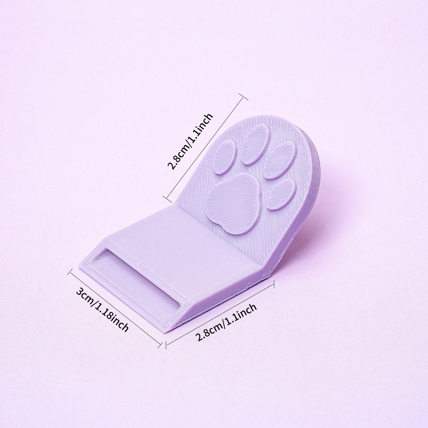 Abrelatas de comida para mascotas con forma de pata de gato, impresión 3D, multifuncional, portátil, seguro y fácil de agarrar