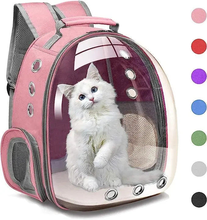 Sac à dos ventilé pour animaux de compagnie, homologué pour le transport aérien, idéal pour les petits et moyens chiens et chats, type capsule spatiale, randonnée