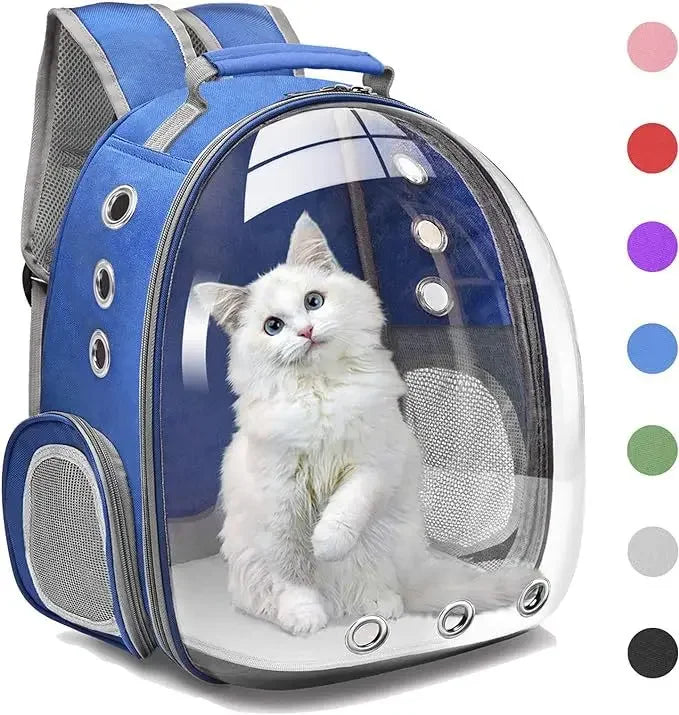 Sac à dos ventilé pour animaux de compagnie, homologué pour le transport aérien, idéal pour les petits et moyens chiens et chats, type capsule spatiale, randonnée