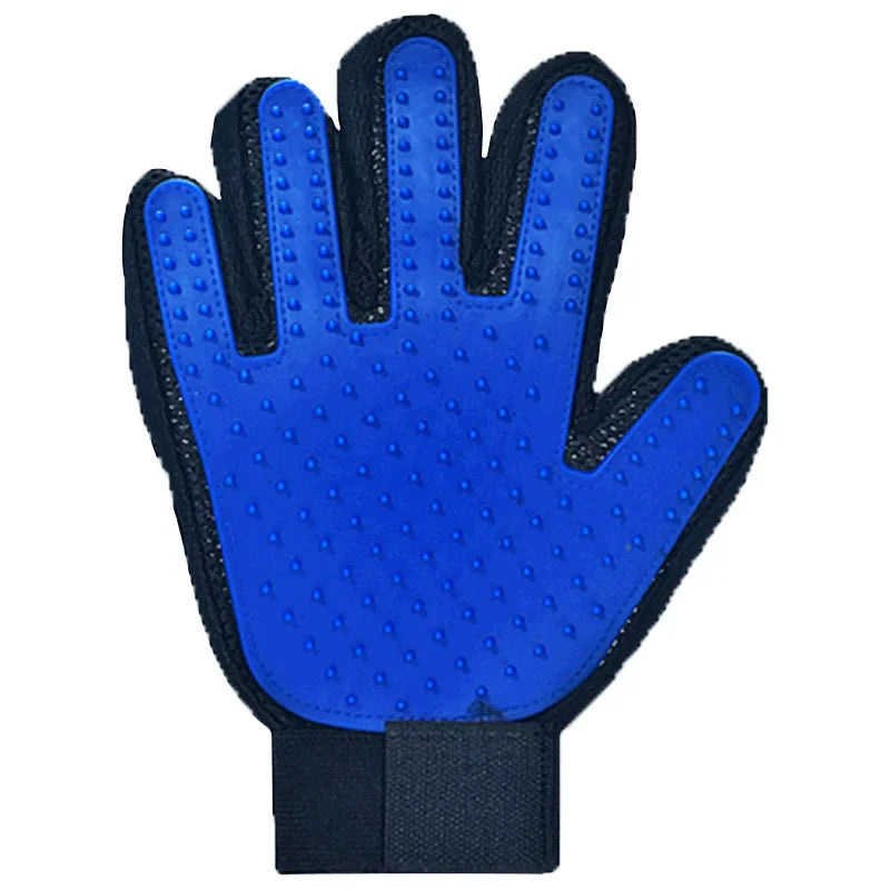 Pet Glove Cat Grooming Glove Cat Hair Deshedding Brush Gloves Dog Comb for Cats Bath Hair Remover Clean Massage Brush For Animal Happy Tails Pet Shop Store