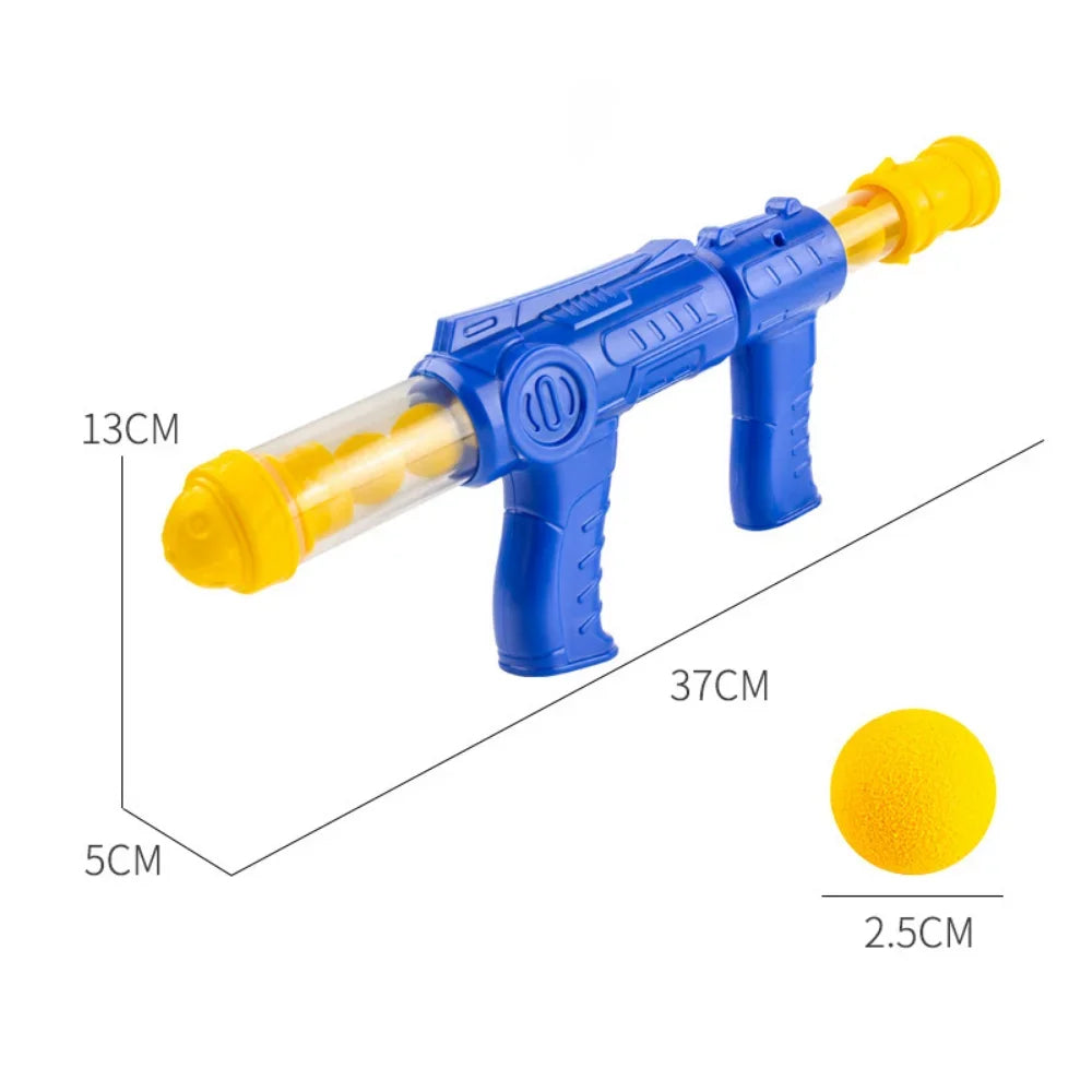 Interactive Cat Toy Ball Dog Aerodynamic Shooter Cats Game EVA Soft Ball Launcher Kitten Toys Launch Training Children Pet Gift