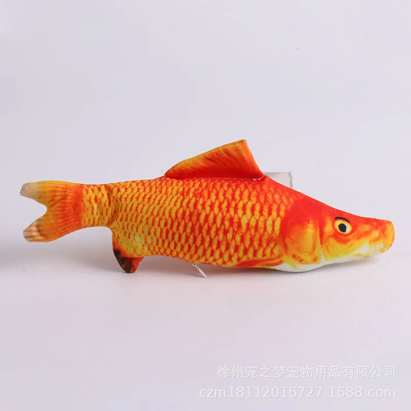 Novos Brinquedos de Simulação para Gatos em Forma de Peixe, Brinquedo de Pelúcia Macio com Erva-do-Gato, Brinquedos Interativos para Gatos, Presentes Engraçados, Boneco em 3D em Forma de Peixe, Suprimentos para Animais de Estimação
