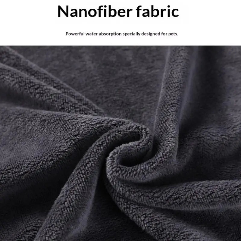 Microfiber Pet Bath Towel Embroidered Super Soft Absorbent Towel For Dogs Cat Grooming Supplies
