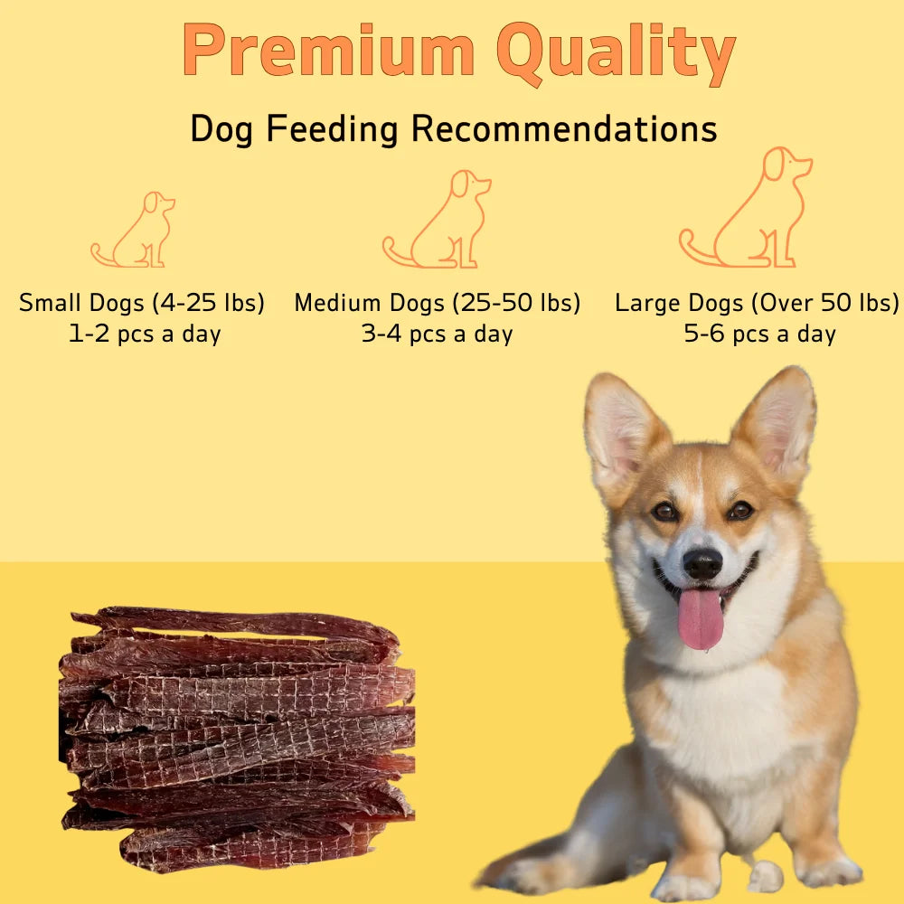 Friandises pour chiens de petite, moyenne et grande taille, à base de véritable canard pur, 150 g (5, 29 oz) -Saines et saines
