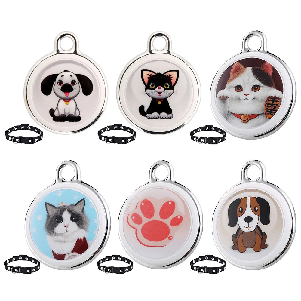 Localizador GPS Bluetooth Antirrobo para Mascotas, rastreador GPS localizador a prueba de agua para perros y gatos
