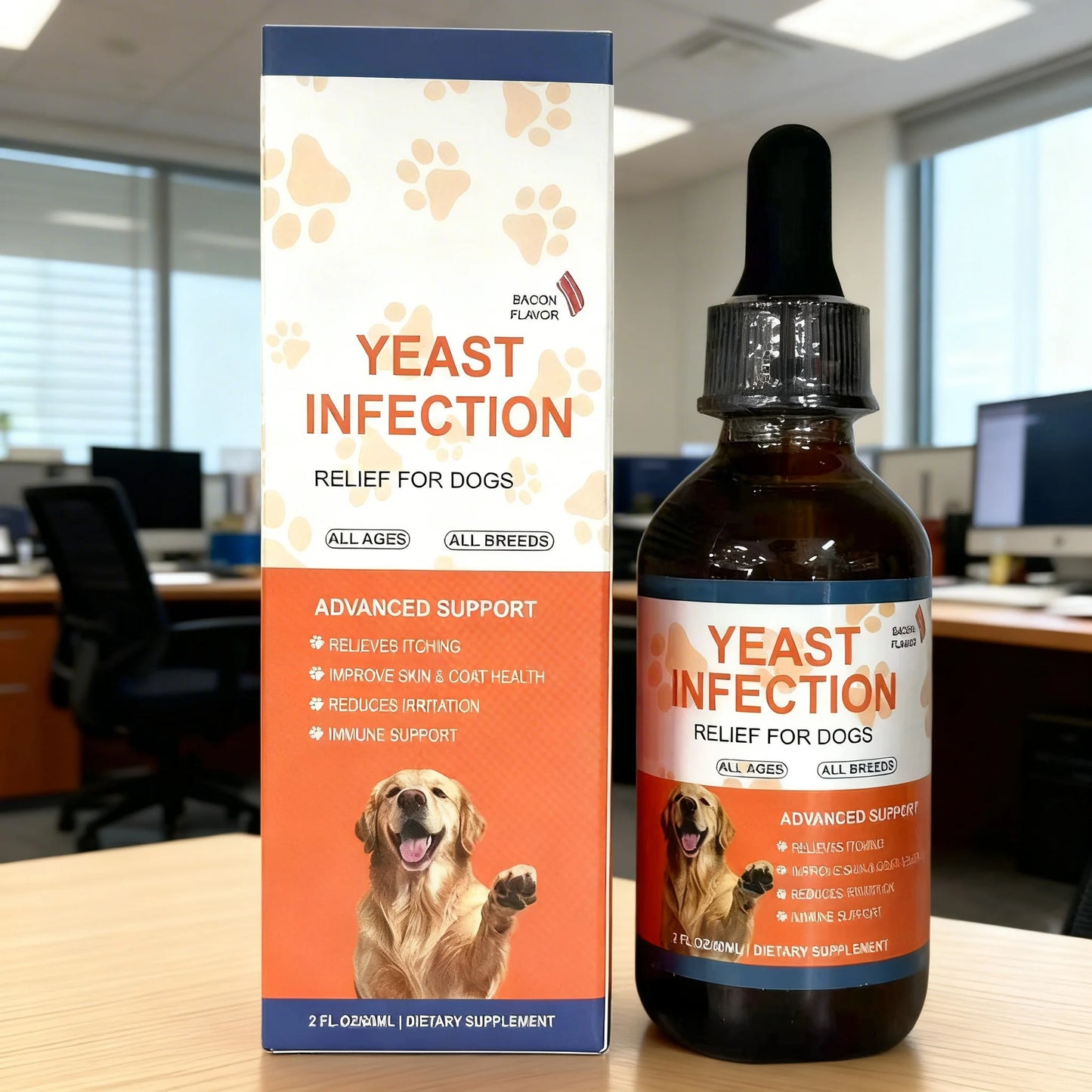 1/2/3pcs 60ML Dog Pet Drops Gentle Care Supplement To Maintain Healthy Coat and Skin for Dogs PET CARE Dog Pet Drops Gentle Care