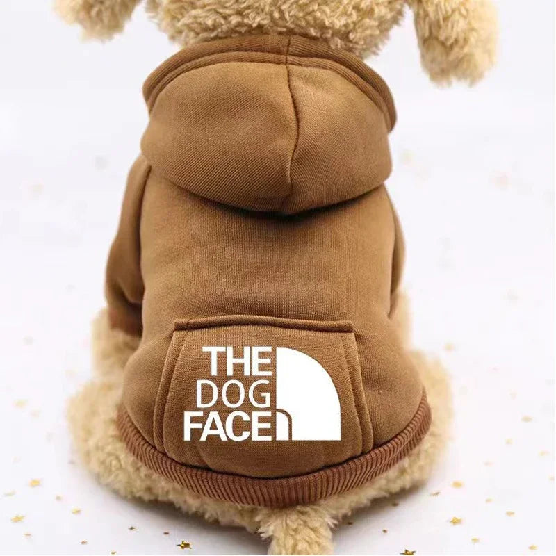 New Autumn And Winter Pet Warm Sweater Cowboy Pocket Two-legged Clothes Sports Wind Pet Clothes Dog Cat Pet Clothes Supplies