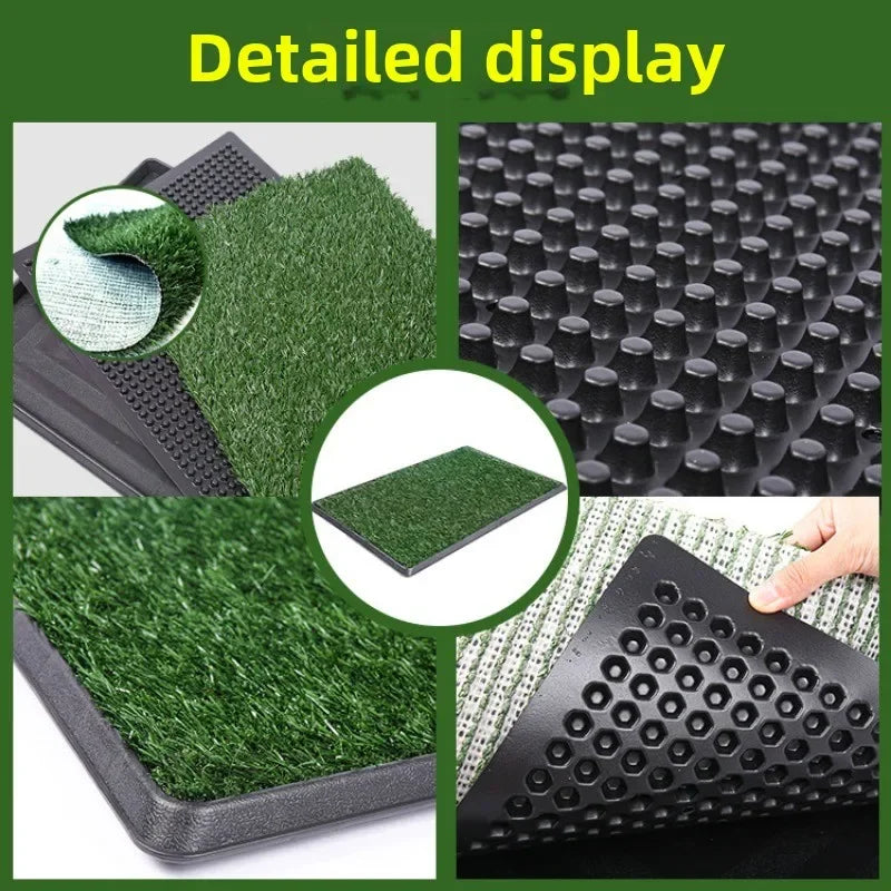 Tapis de toilette imperméable pour animaux de compagnie, utilisable en intérieur comme en extérieur. Remplace l'urine. Lavable et imperméable. Accessoires pour animaux de compagnie. 