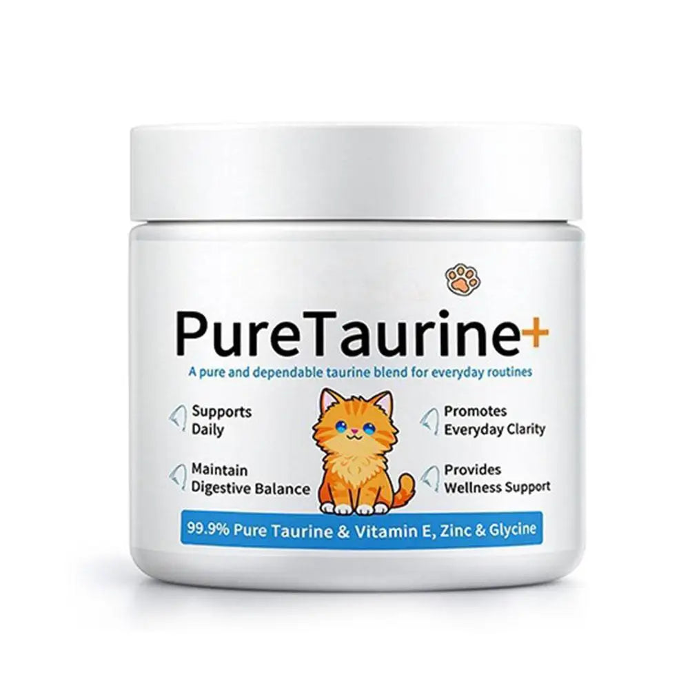 1/2pcs Cat body Health care powder 99.9% pure taurine VE Zinc Supports Digestion&Enhancing Immunityfor Pets with Sensitive Intes