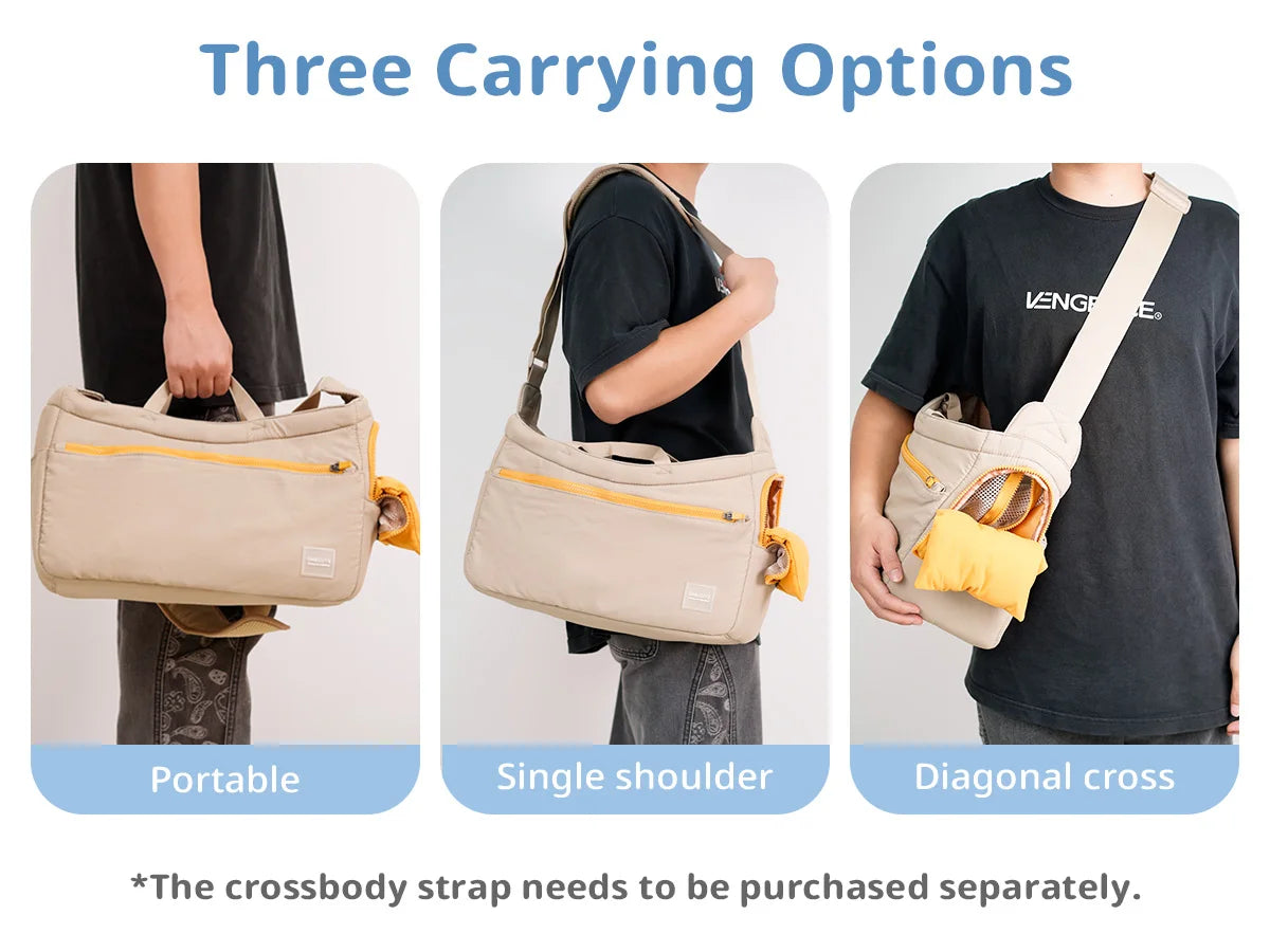 Sac à dos de transport pliable pour chiens de petite et moyenne taille, approuvé par les compagnies aériennes, souple et respirant grâce à sa maille aérée. 