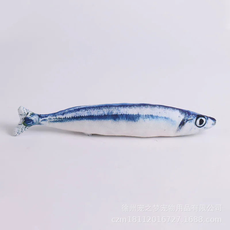 Novos Brinquedos de Simulação para Gatos em Forma de Peixe, Brinquedo de Pelúcia Macio com Erva-do-Gato, Brinquedos Interativos para Gatos, Presentes Engraçados, Boneco em 3D em Forma de Peixe, Suprimentos para Animais de Estimação