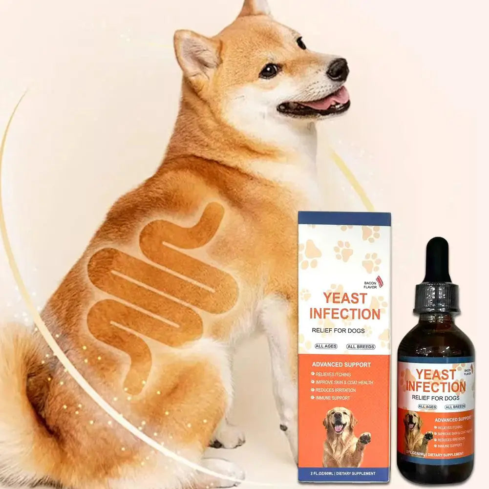 1/2/3pcs 60ML Dog Pet Drops Gentle Care Supplement To Maintain Healthy Coat and Skin for Dogs PET CARE Dog Pet Drops Gentle Care