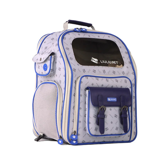 Sac de transport extensible haut de gamme pour animaux de compagnie avec roulettes. Conception à roulettes double face pour chiens et chats. Fonction télescopique pour un confort de voyage optimal. 