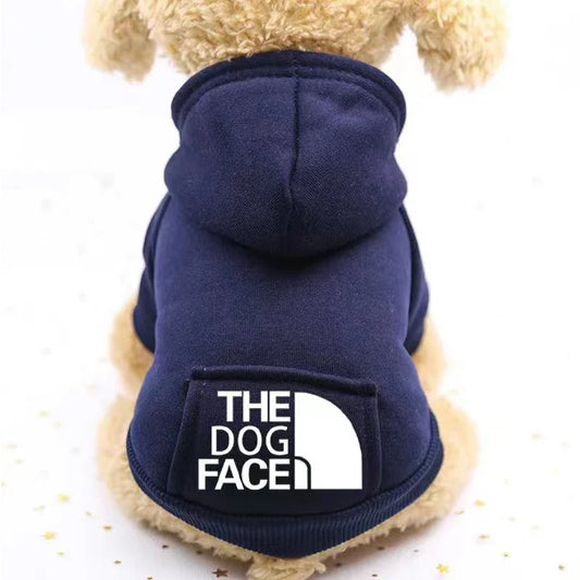 New Autumn And Winter Pet Warm Sweater Cowboy Pocket Two-legged Clothes Sports Wind Pet Clothes Dog Cat Pet Clothes Supplies