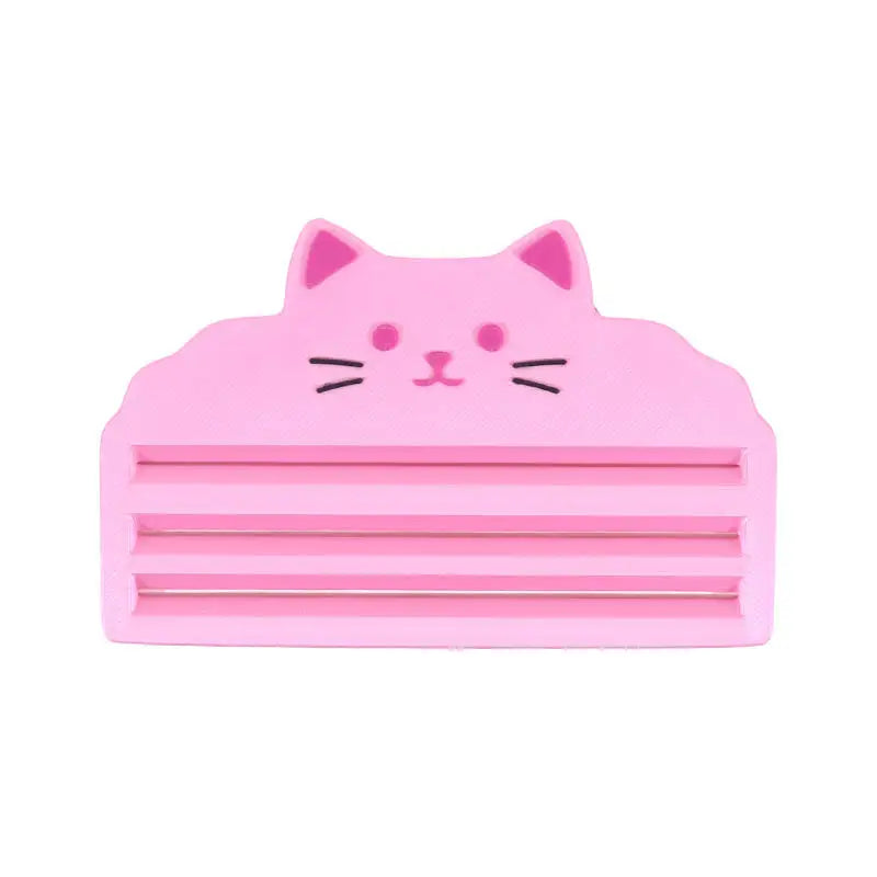 Cute Cat-Shaped Pet Food Squeezer Pet Treat Paste Dispenser No-Waste Wet Food Pouch Squeezer For Cat Dog Feeding