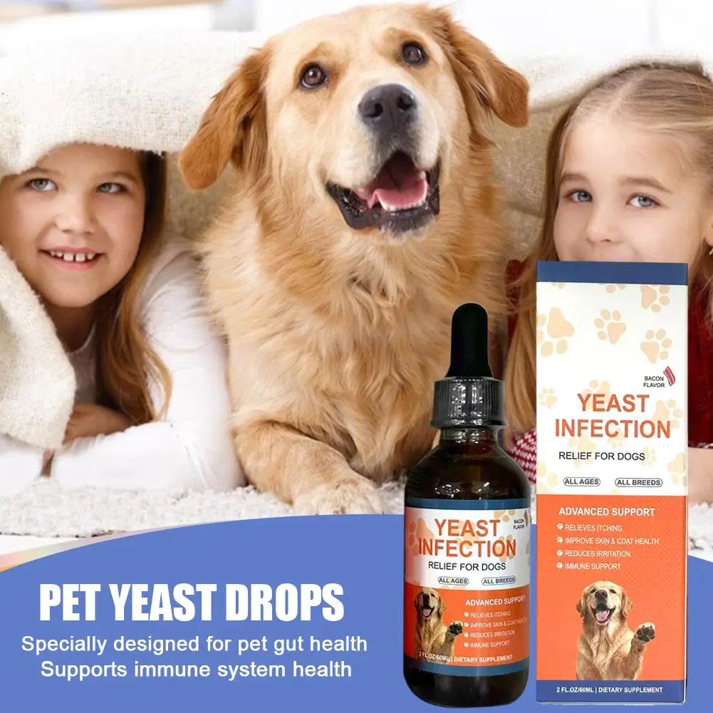 1/2/3pcs 60ML Dog Pet Drops Gentle Care Supplement To Maintain Healthy Coat and Skin for Dogs PET CARE Dog Pet Drops Gentle Care