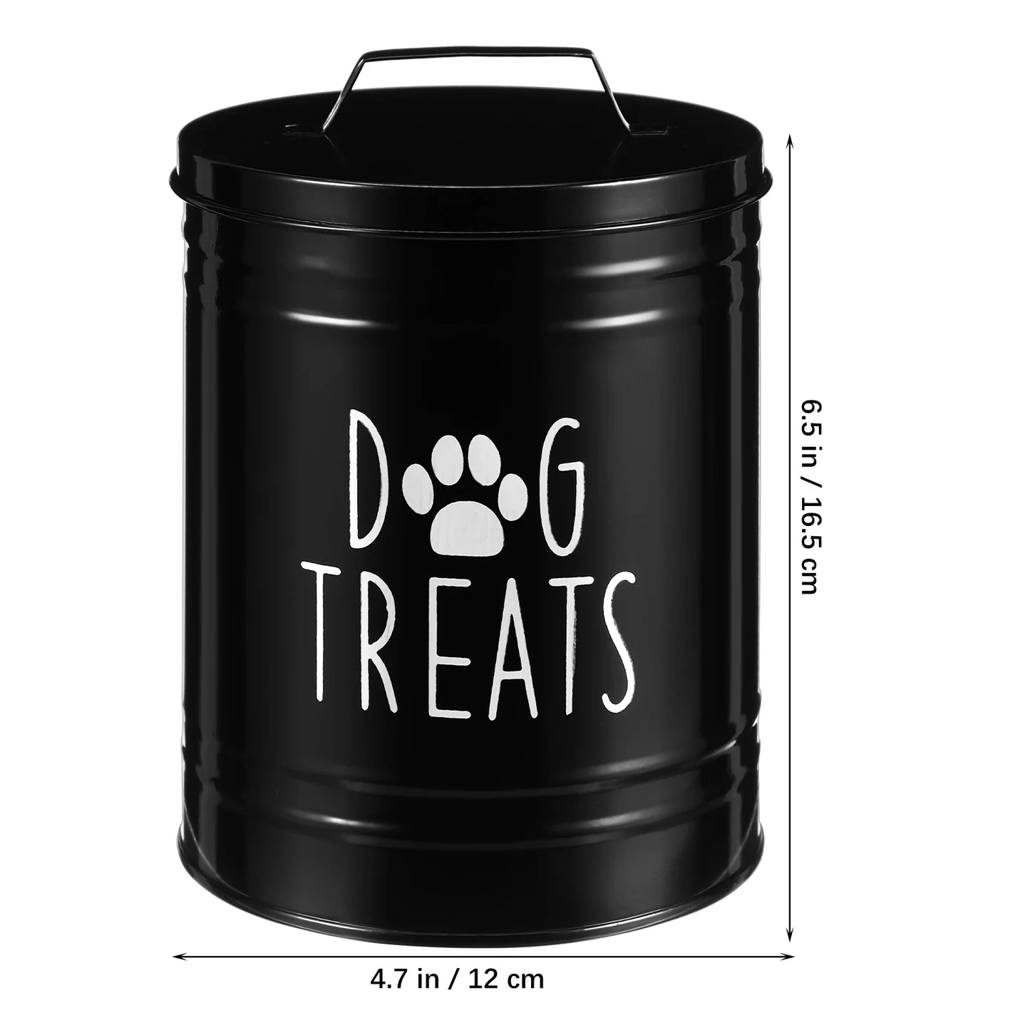 Pote para Petiscos de Cachorro Hermético com Tampa Vedação a Ar, Armazenamento de Ração de Cachorro, Tanque de Armazenamento de Ração de Cachorro, Lixeira de Cozinha, suprimentos para Pet Food