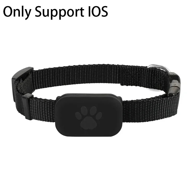 Traceur GPS Bluetooth pour animaux de compagnie, mini collier de suivi avec alerte de mouvement, traqueur anti-perte pour chats et chiots, localisation mondiale à distance
