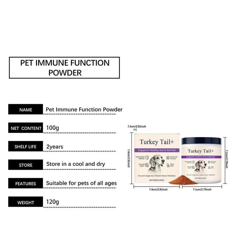 Bacon Flavor Dog Probiotic Powder Gut Flora Balance Digestive Aid Intestinal Health Care For Puppy Adult Dogs Happy Tails Pet Shop Store