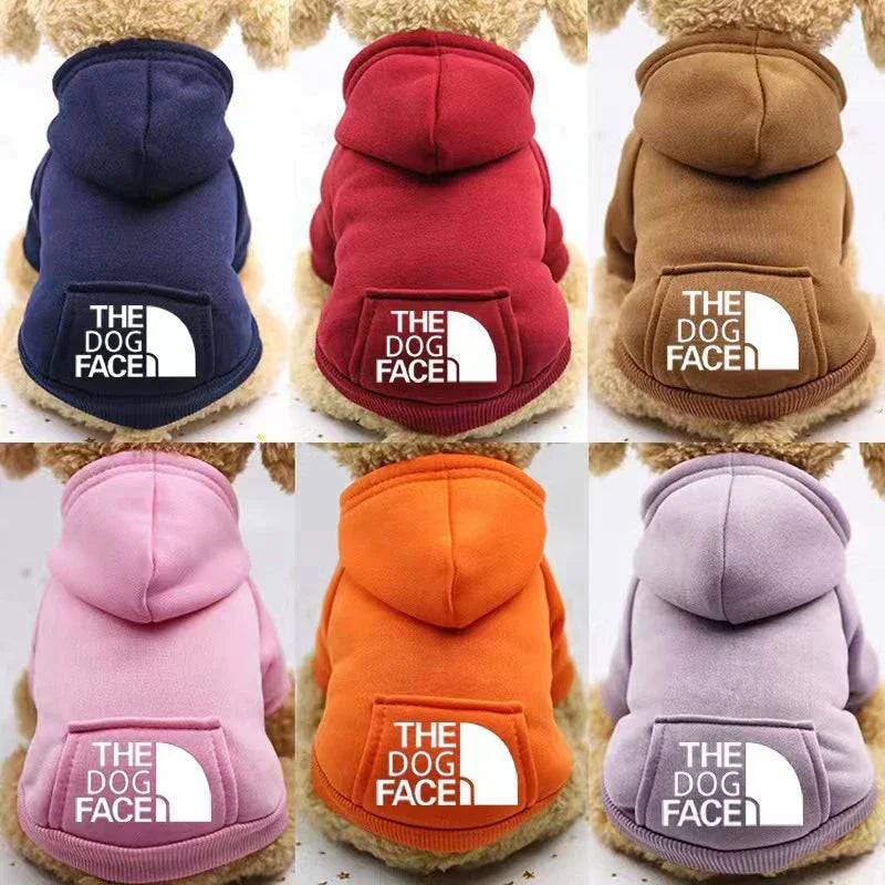 New Autumn And Winter Pet Warm Sweater Cowboy Pocket Two-legged Clothes Sports Wind Pet Clothes Dog Cat Pet Clothes Supplies