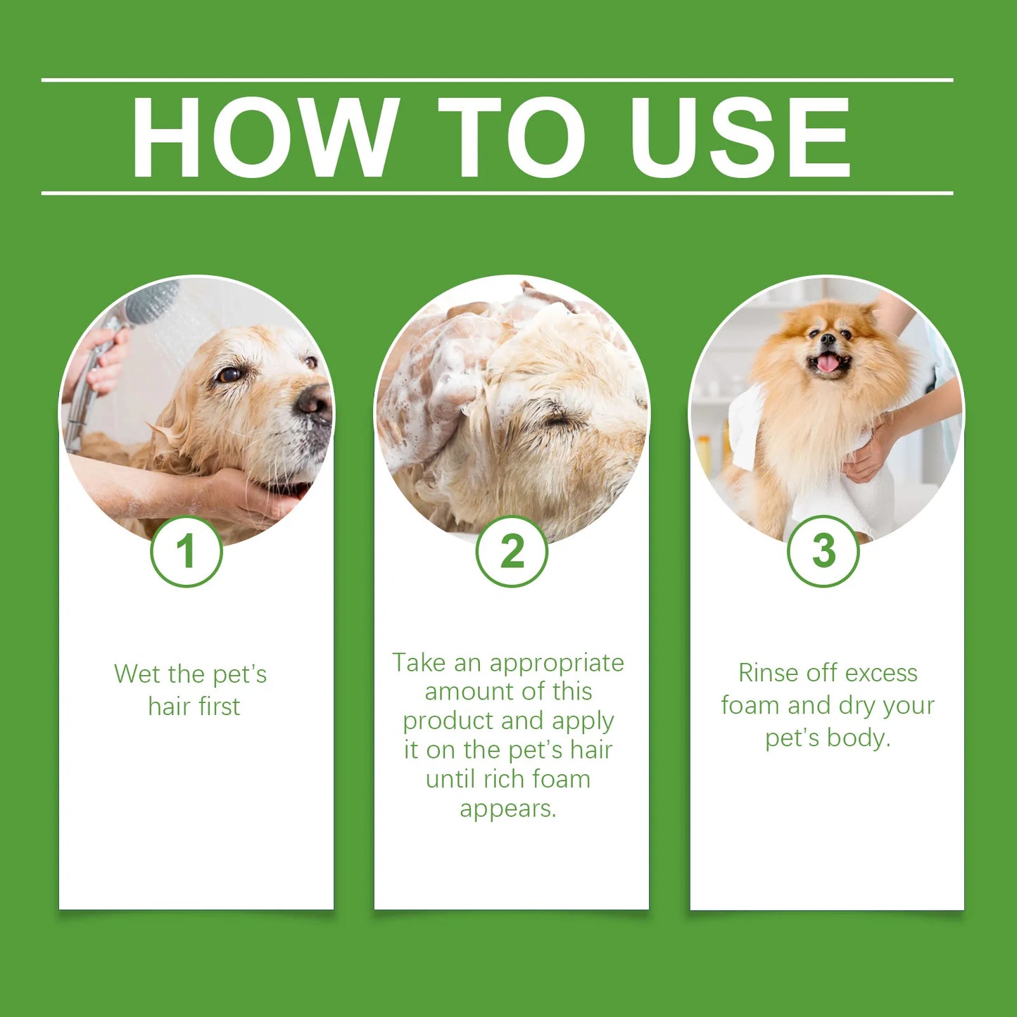 YEGBONG Refreshing 2-In-1 Pet Shampoo And Conditioner Itch Skin Moisturizing Dirt Odor Removal  Conditioner Dog Shower Gel