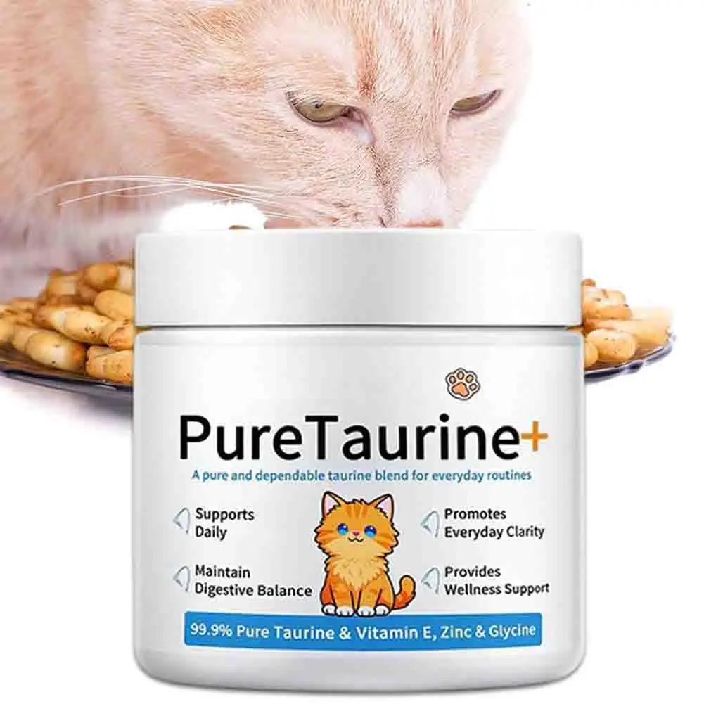 1/2pcs Cat body Health care powder 99.9% pure taurine VE Zinc Supports Digestion&Enhancing Immunityfor Pets with Sensitive Intes