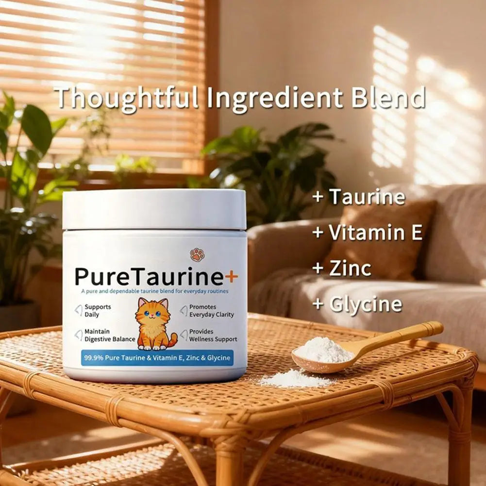 200g Taurine For Cats Taurine Powder Supplement  Support Support Heart Health And Maintain Daily Nutritional Supplements