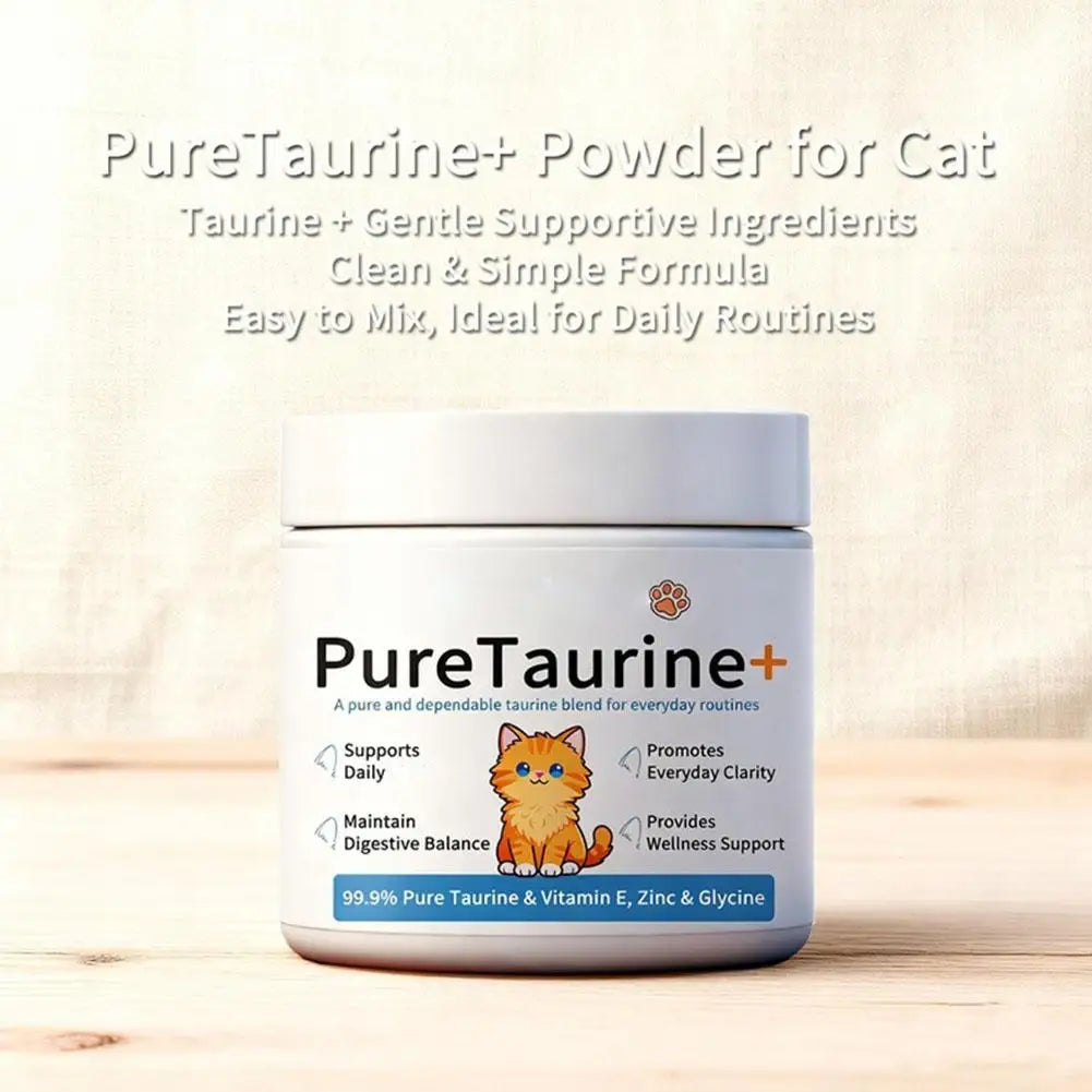 200g Taurine For Cats Taurine Powder Supplement  Support Support Heart Health And Maintain Daily Nutritional Supplements