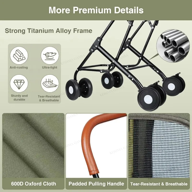 Double Dog Stroller Luxury 4 Wheels Pet Cat Stroller for Large Small Dog Multi-layer Large Space Detachable Separable Happy Tails Pet Shop Store