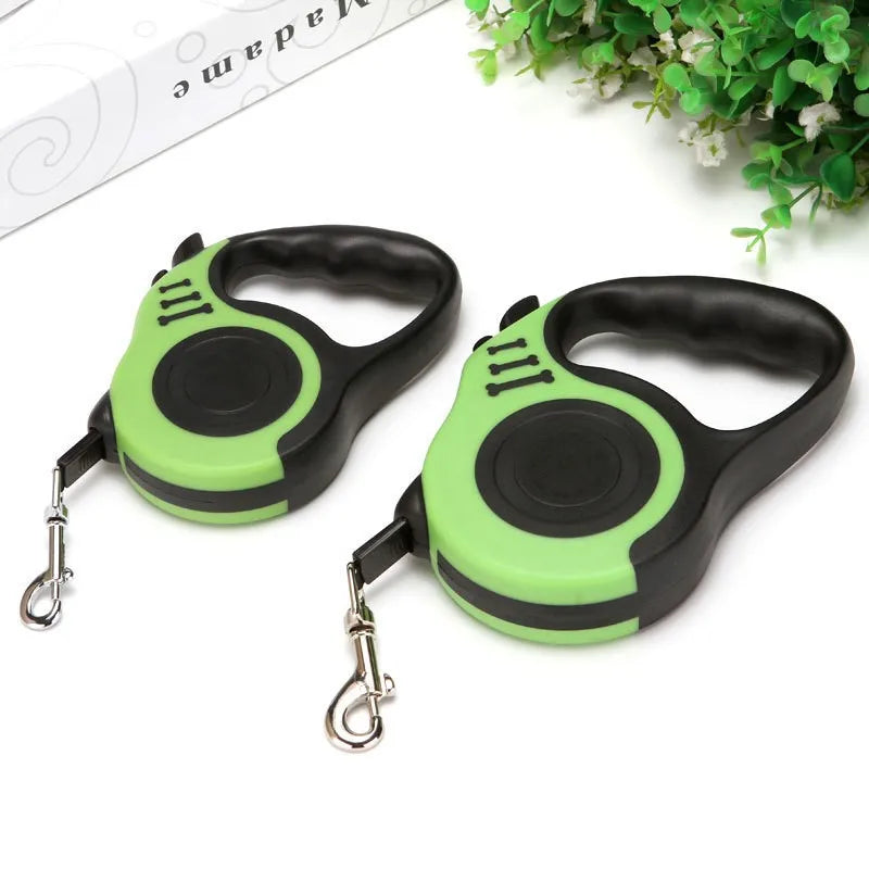 3m 5m Pet Leash for Small Dogs Cat Automatic Retractable Durable Nylon Lead Puppy Outdoor Travel Walking Hiking Traction Rope