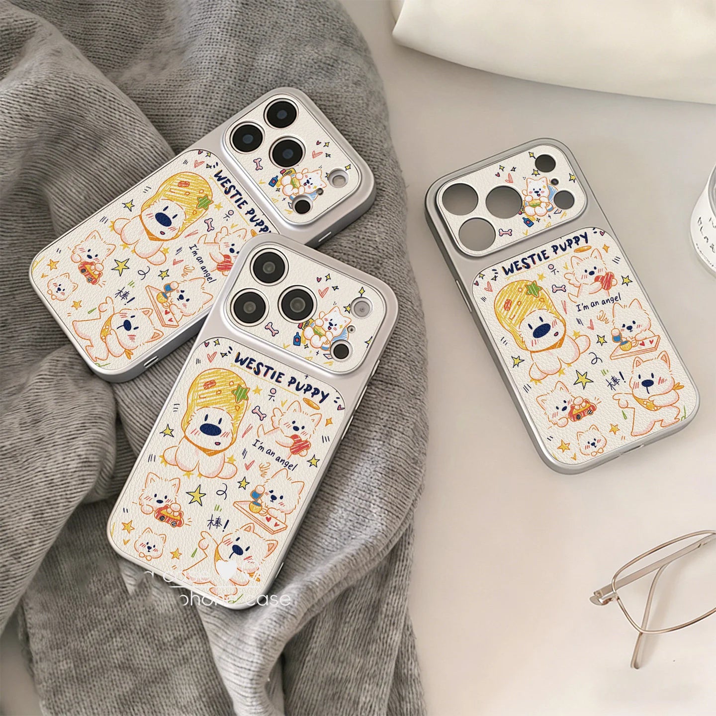 Interesante Estuche para teléfono con graffiti de perro bien educado para iPhone 17 AIR 16 15 14 13 PRO MAX PLUS, cubierta antipolvo y anticaídas