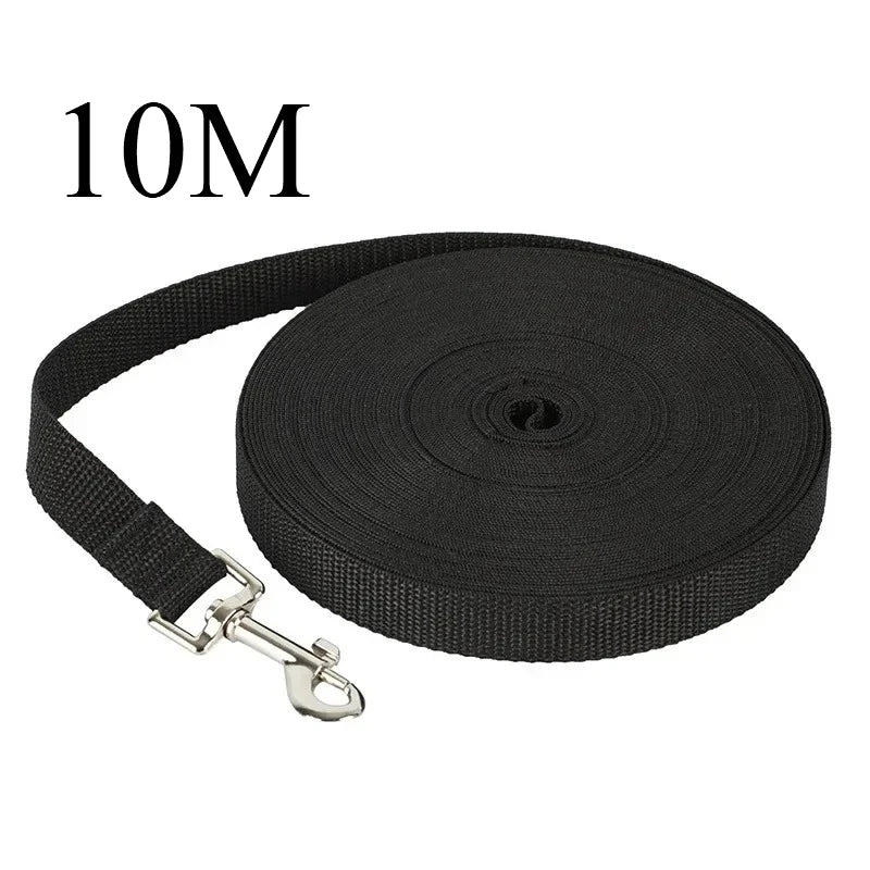 Correa de entrenamiento para perros, cinturón de paseo, cordón largo, cuerda de protección para perros, adecuada para perros pequeños y grandes, correa de 1.5-50M