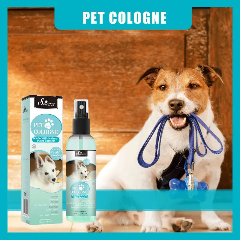 Perfume para mascotas para gatos y perros, pulverizador de fragancia de 100 ml para mascotas, perros y gatos