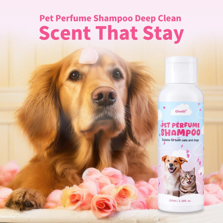 Gel douche pour animaux, shampoing pour chien, déodorant, nettoyage en profondeur, parfum longue durée, pelage propre, lisse et brillant, parfum pour chat, gel douche pour le corps