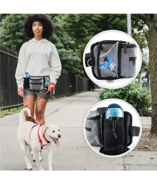 Dog Treat Pouch for Training Outdoor Dog Treat Pouch Training Feeding Bag Large Capacity Pet Trainer Reward Waist Bag Dog Supply