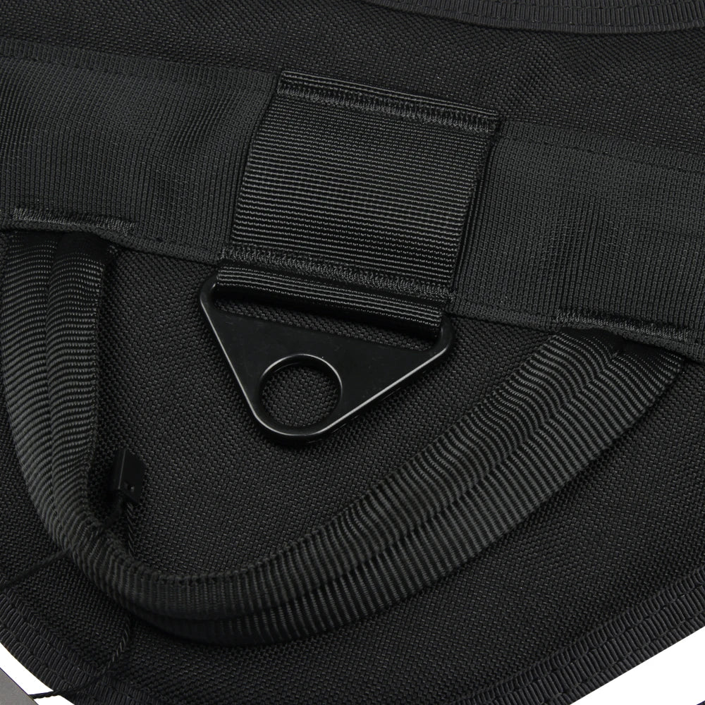 Harnais tactique pour chien avec poignée, gilet de randonnée et d'entraînement, accessoires pour chiens de taille moyenne à grande, harnais de sécurité et confortable. 