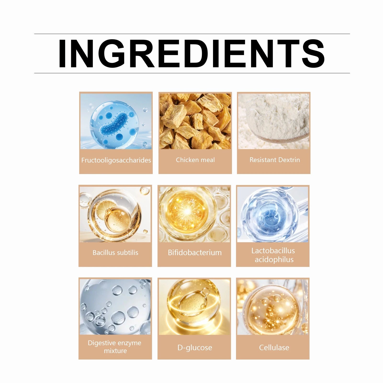 Dog Probiotics Digestive Enzymes for Gut Health Urinary Tract Support Chicken Flavor Pet Supplements Gas Relief Chews 200g Happy Tails Pet Shop Store