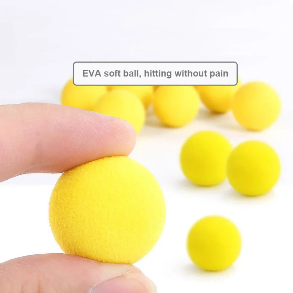 Interactive Cat Toy Ball Dog Aerodynamic Shooter Cats Game EVA Soft Ball Launcher Kitten Toys Launch Training Children Pet Gift