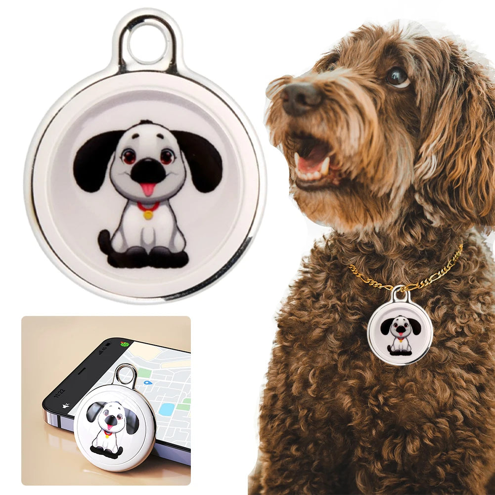 Localizador GPS Bluetooth Antirrobo para Mascotas, rastreador GPS localizador a prueba de agua para perros y gatos