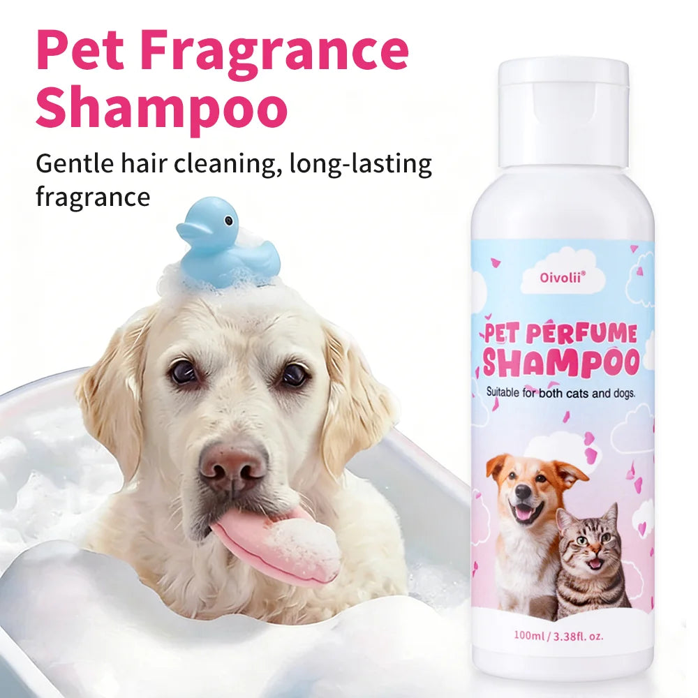 Gel douche pour animaux, shampoing pour chien, déodorant, nettoyage en profondeur, parfum longue durée, pelage propre, lisse et brillant, parfum pour chat, gel douche pour le corps